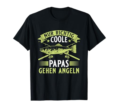 Herren Fischerei Nur Coole Papas Angeln - Angler Papa T-Shirt Herren Fischerei Nur Coole Papas Angeln - Angler Papa T-Shirt von Lustige Vatertag Sprüche für Angler
