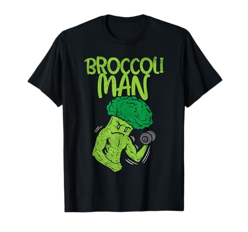 Brokkoli Man Gag Vegan Veganer Vegetarier Gemüse Fitness T-Shirt Brokkoli Man Gag Vegan Veganer Vegetarier Gemüse Fitness T-Shirt von Lustige Veggie Geschenke