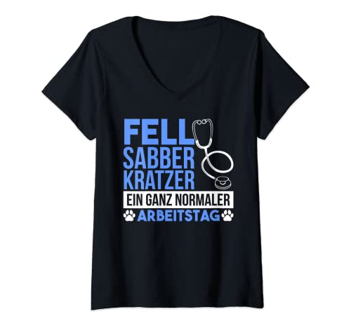 Damen Tierärzte Tierdoktor Viehdoktor Tierarzt Geschenk T-Shirt mit V-Ausschnitt Damen Tierärzte Tierdoktor Viehdoktor Tierarzt Geschenk T-Shirt mit V-Ausschnitt von Lustige Viehdoktor Tierarzt Geschenk