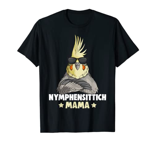 Nymphensittich Mama T-Shirt von Lustige Vogel Liebhaber Geschenkideen