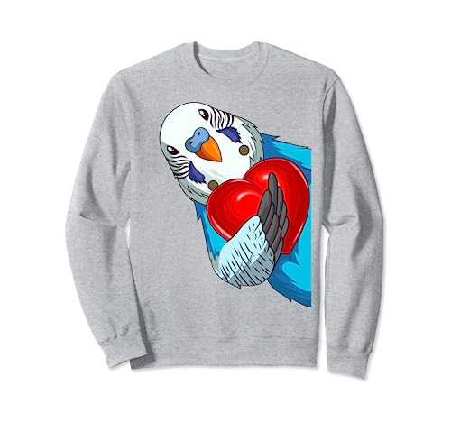 Wellensittich Welli Vogel Sittich Damen Sweatshirt von Lustige Vogel Liebhaber Geschenkideen