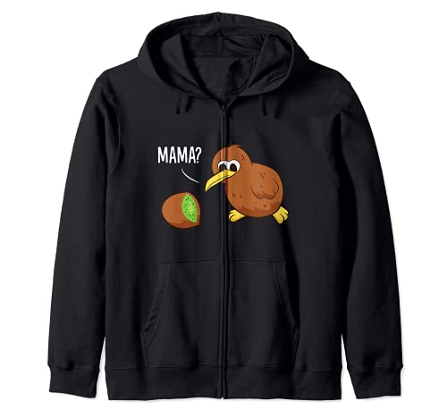 Kiwi Vogel Neuseeland Kiwi Frucht Lustig Mama Kiwi Kapuzenjacke von Lustige Vogel Sprüche für Vogel Liebhaber