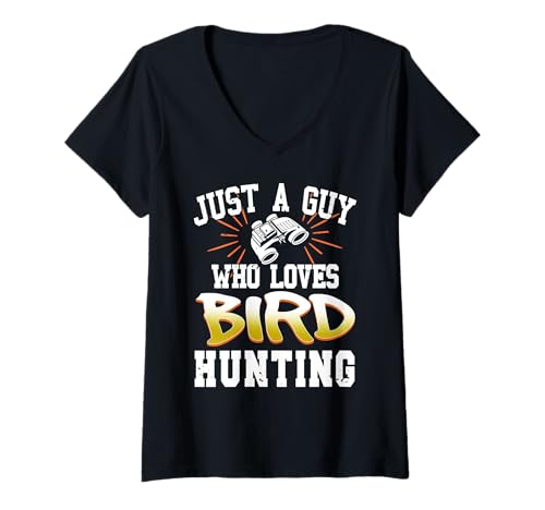 Damen Vogeljagd Humor für Wildbeobachter draußen T-Shirt mit V-Ausschnitt Damen Vogeljagd Humor für Wildbeobachter draußen T-Shirt mit V-Ausschnitt von Lustige Vogeljagd für Spotter und Freunde