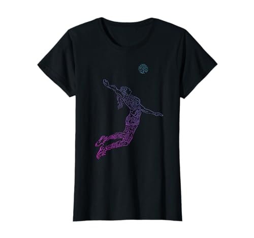 Volleyball Aufschlag Damen Beach Volleyballerin T-Shirt Volleyball Aufschlag Damen Beach Volleyballerin T-Shirt von Lustige Volleyball Geschenke