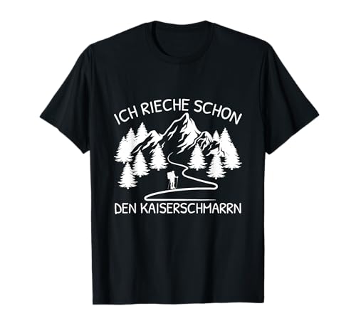 Lustige Wanderausflug Sprüche Ich Rieche Schon Den Kaiserschmarrn Wandern Berge Schwarz T-Shirt Damen S Lustige Wanderausflug Sprüche Ich Rieche Schon Den Kaiserschmarrn Wandern Berge Schwarz T-Shirt Damen S von Lustige Wanderausflug Sprüche