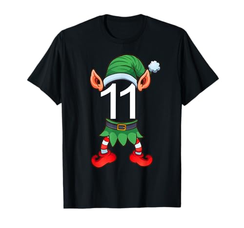 Weihnachtself 11 Wichtel Kostüm Kinder Damen Herren T-Shirt Weihnachtself 11 Wichtel Kostüm Kinder Damen Herren T-Shirt von Lustige Weihnachten funny ugly christmas sweater