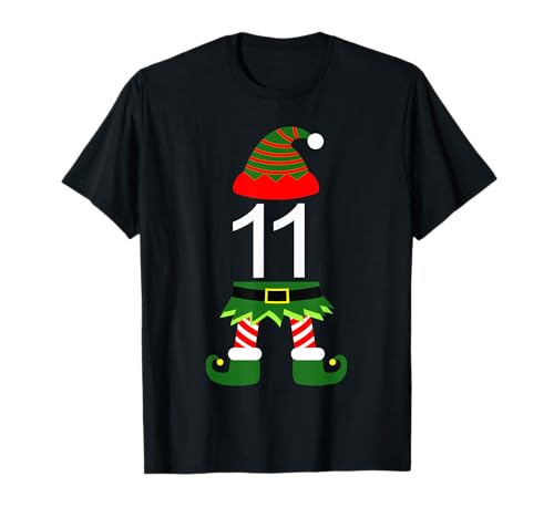 Lustiger Weihnachtself 11 Elf Wichtel Kinder Helfer Kostüm T-Shirt Lustiger Weihnachtself 11 Elf Wichtel Kinder Helfer Kostüm T-Shirt von Lustige Weihnachten ugly christmas sweater funny