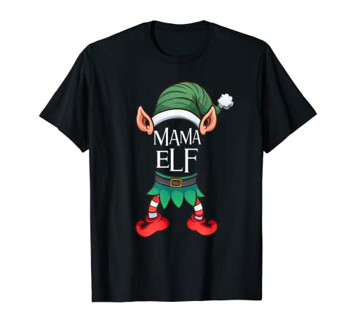 Weihnachtself Mama Mutter Mami Mutti Elf Weihnachten T-Shirt Weihnachtself Mama Mutter Mami Mutti Elf Weihnachten T-Shirt von Lustige Weihnachtshelfer Kostüme und Geschenke