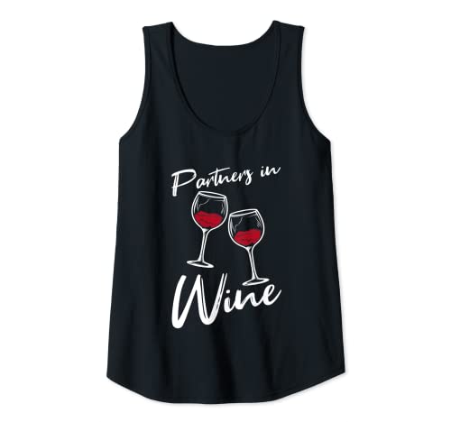 Damen Partners in wine Weinliebhaber Weinkenner Vino Tank Top Damen Partners in wine Weinliebhaber Weinkenner Vino Tank Top von Lustige Wein und Weinkenner Geschenkidee