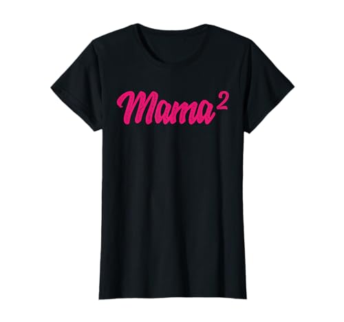Mama hoch zwei Geschenk Ankündigung 2. Kind werdende Mutter T-Shirt Mama hoch zwei Geschenk Ankündigung 2. Kind werdende Mutter T-Shirt von Lustige Werdende Mama Geschenke