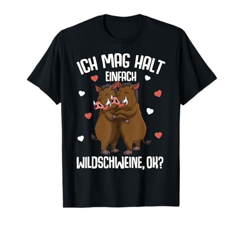 Ich mag halt Wildschweine Keiler Jäger Kinder T-Shirt Ich mag halt Wildschweine Keiler Jäger Kinder T-Shirt von Lustige Wildschwein & Jäger Geschenkideen