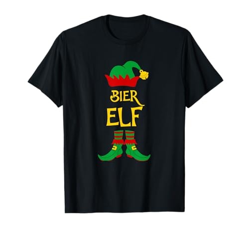 Bier Elf Alkohol Weihnachten Kostüm Herren Elfen T-Shirt Bier Elf Alkohol Weihnachten Kostüm Herren Elfen T-Shirt von Lustige XMas Geschenke Outfits