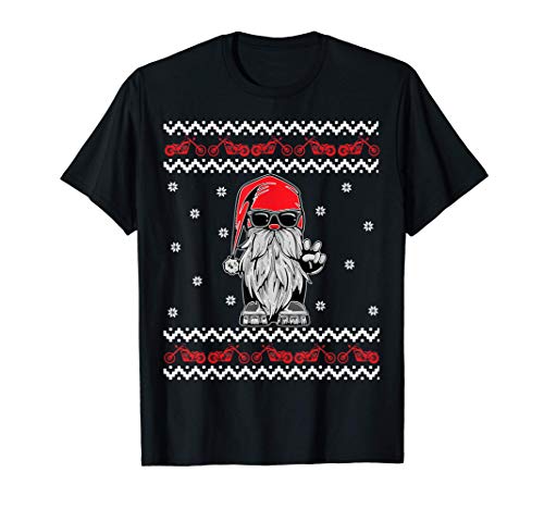 Lustige Xmas Biker Wichtel Herren T-Shirt Schwarz Klein Ugly Christmas Nikolaus Hut Motorrad Motorradfahrer Geschenk T-Shirt Lustige Xmas Biker Wichtel Herren T-Shirt Schwarz Klein Ugly Christmas Nikolaus Hut Motorrad Motorradfahrer Geschenk T-Shirt von Lustige Xmas Biker Wichtel