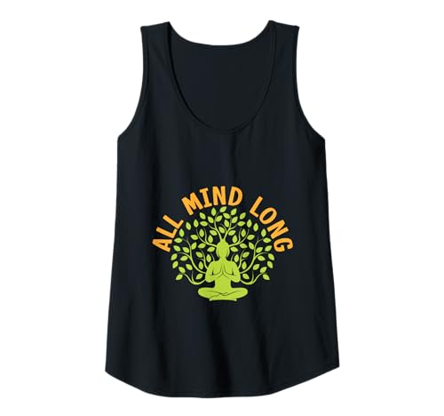 Damen Yoga All Mind Long Lustiges Yoga Tank Top Damen Yoga All Mind Long Lustiges Yoga Tank Top von Lustige Yoga Shirts Für Frauen Meditationszubehör