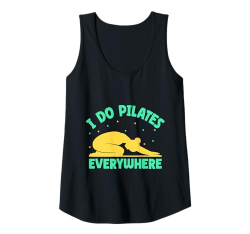 Damen Yoga I Do Pilates Everywhere Lustiges Yoga Tank Top Damen Yoga I Do Pilates Everywhere Lustiges Yoga Tank Top von Lustige Yoga Shirts Für Frauen Meditationszubehör