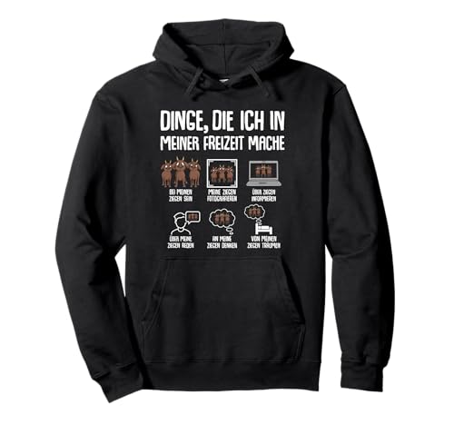 Ziegen Landwirt Herren Damen Kinder Ziege Pullover Hoodie Ziegen Landwirt Herren Damen Kinder Ziege Pullover Hoodie von Lustige Ziegen Geschenke für Bauer und Landwirt