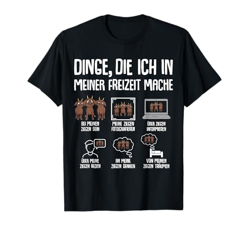 Ziegen Landwirt Herren Damen Kinder Ziege T-Shirt Ziegen Landwirt Herren Damen Kinder Ziege T-Shirt von Lustige Ziegen Geschenke für Bauer und Landwirt