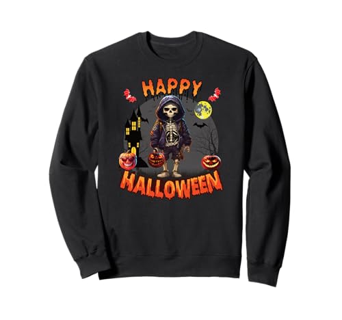 Lustiges Halloween Skelett Kostüm Kinder & Herren gruseliges Sweatshirt Lustiges Halloween Skelett Kostüm Kinder & Herren gruseliges Sweatshirt von Lustige Zombie Skelett Verkleidung Jungen & Damen