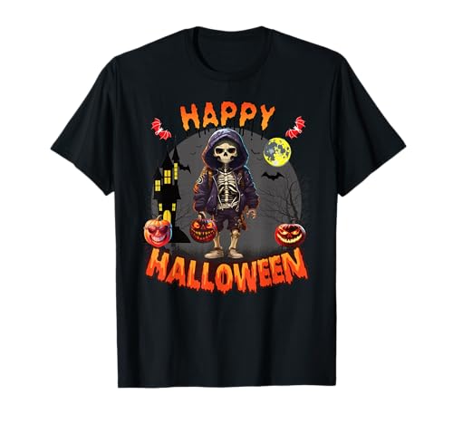 Lustiges Halloween Skelett Kostüm Kinder & Herren gruseliges T-Shirt Lustiges Halloween Skelett Kostüm Kinder & Herren gruseliges T-Shirt von Lustige Zombie Skelett Verkleidung Jungen & Damen