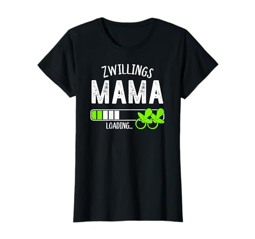 Zwillingsmama Loading Werdende Mutter Bald Mama Zwillinge T-Shirt Zwillingsmama Loading Werdende Mutter Bald Mama Zwillinge T-Shirt von Lustige Zwillingseltern Zwillinge 2025 2026