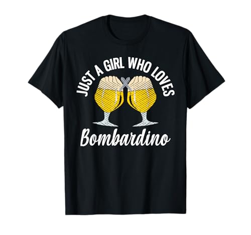 Nur ein Mädchen, das Bombardino liebt T-Shirt von Lustige italienische Dolomiten Ski Designs