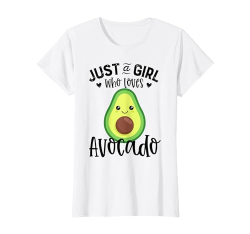 Nur ein Mädchen, das Avocado liebt Frauen Mädchen Kinder T-Shirt von Lustige passende Avocado für Frauen Männer Mädchen