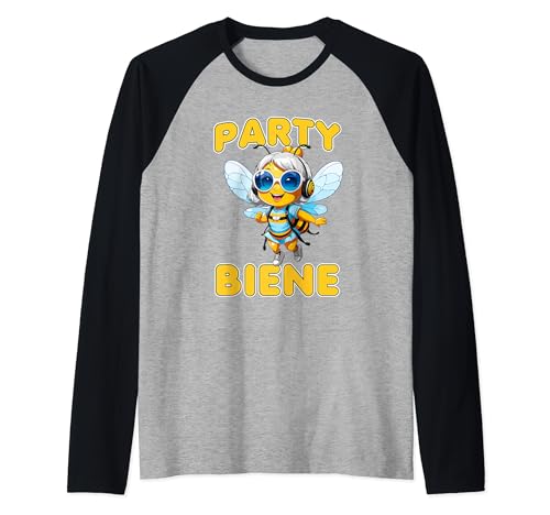 Party Biene Girl lustige Bienen Hummel Imkerin Raglan Party Biene Girl lustige Bienen Hummel Imkerin Raglan von Lustige süße Tiere & Hobby Shirts