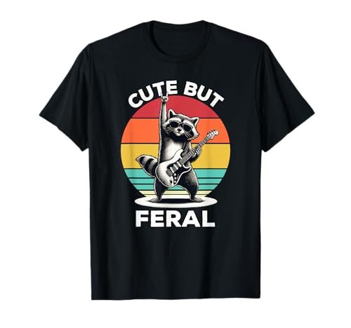 Süße, Aber Wilde Waschbär Retro Gitarre Kinder T-Shirt Süße, Aber Wilde Waschbär Retro Gitarre Kinder T-Shirt von Lustige süße wilde Waschbärkleidung