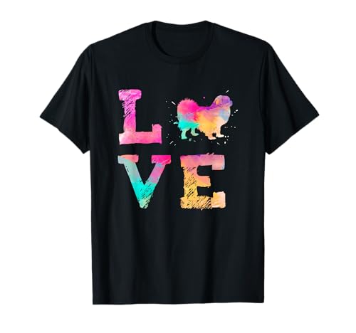 Bunte tibetische Spaniel Hund Liebe-r Dad Mama T-Shirt Bunte tibetische Spaniel Hund Liebe-r Dad Mama T-Shirt von Lustige tibetische Spaniel Hund Mama