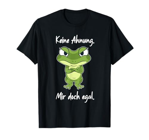Lustige & Sarkastische Sprüche - Witzige Geschenke Frosch - Witziger Spruch Lustiges T-Shirt - Schwarz, S (Small, EU), Unisex, Erwachsene, Kinder von Lustige & Sarkastische Sprüche - Witzige Geschenke