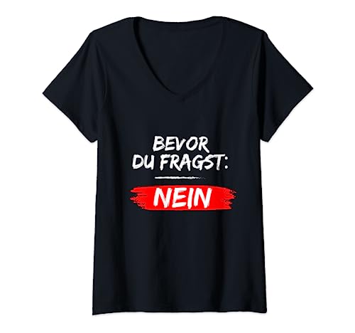 Lustiger Spruch Funny Herren Männer Sprüche Lustig Witzig T-Shirt mit V-Ausschnitt von Lustige & Witzige T-Shirts & Geschenke für Herren
