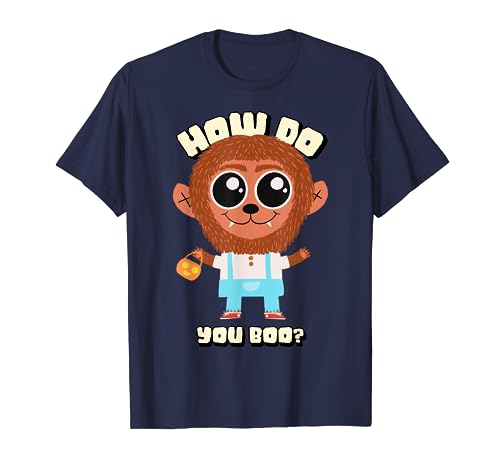 Werwolf How do you boo | Halloween Kinder & Kinder T-Shirt Werwolf How do you boo | Halloween Kinder & Kinder T-Shirt von Lustige & gruselige Halloween Kleidung Geschenke