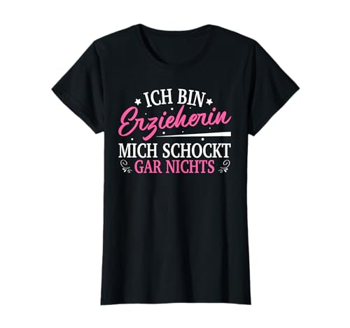 Lustige und liebevolle Kindergärtnerin & Erzieher - Damen Erzieherin T-Shirt Schwarz X-Small Klassisch geschnitten, doppelt genähter Saum und Buchstabenmuster Lustige und liebevolle Kindergärtnerin & Erzieher - Damen Erzieherin T-Shirt Schwarz X-Small Klassisch geschnitten, doppelt genähter Saum und Buchstabenmuster von Lustige und liebevolle Kindergärtnerin & Erzieher