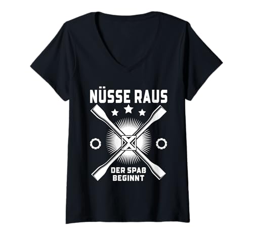 Damen Kfz Schrauber Mechaniker Werkstatt T-Shirt mit V-Ausschnitt Damen Kfz Schrauber Mechaniker Werkstatt T-Shirt mit V-Ausschnitt von LustigeKfz Mechaniker Outfits & Geschenke