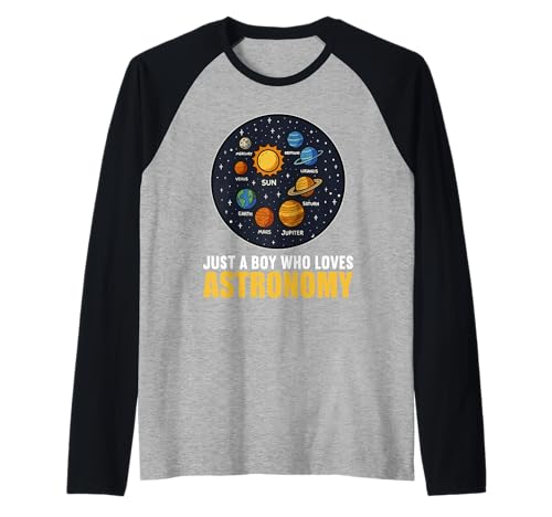 Herren Astronomie Hobby lustiges Astronomie Raglan von Lustiger Astronomie Spruch Shop
