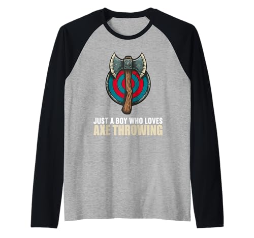 Herren Axtwerfen Hobby lustiges Axtwerfen Raglan Herren Axtwerfen Hobby lustiges Axtwerfen Raglan von Lustiger Axtwerfen Spruch Shop