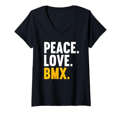 Damen BMX Hobby lustiges BMX T-Shirt mit V-Ausschnitt Damen BMX Hobby lustiges BMX T-Shirt mit V-Ausschnitt von Lustiger BMX Spruch Shop