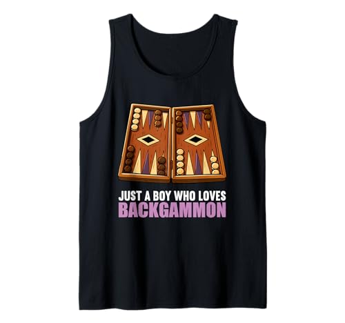 Herren Backgammon Hobby lustiges Backgammon Tank Top von Lustiger Backgammon Spruch Shop