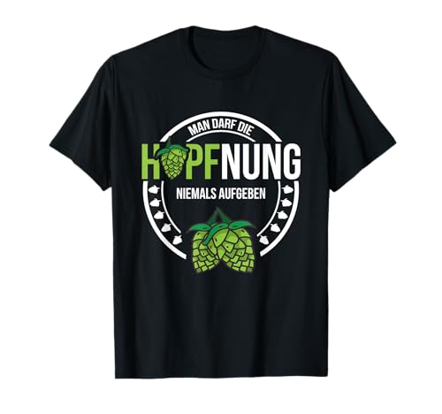 Lustiger Bier Alkohol Party Spruch Geschenk Ideen Hoptimist Nie Aufgeben T-Shirt Schwarz Klein EU S Männer Bierliebhaber Männer Bier Sprüche Hopfnung Geschenk T-Shirt von Lustiger Bier Alkohol Party Spruch Geschenk Ideen