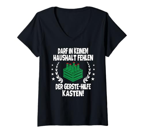 Damen Lustiger Spruch für Biertrinker Party Arbeit Büro Freizeit T-Shirt mit V-Ausschnitt Damen Lustiger Spruch für Biertrinker Party Arbeit Büro Freizeit T-Shirt mit V-Ausschnitt von Lustiger Biertrinker Spruch | Geschenk Herren