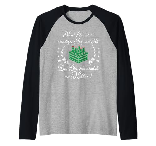 Herren Lustiger Spruch für Biertrinker Party Arbeit Büro Freizeit Raglan Herren Lustiger Spruch für Biertrinker Party Arbeit Büro Freizeit Raglan von Lustiger Biertrinker Spruch | Geschenk Herren