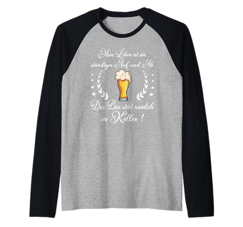 Herren Lustiger Spruch für Biertrinker Party Arbeit Büro Freizeit Raglan Herren Lustiger Spruch für Biertrinker Party Arbeit Büro Freizeit Raglan von Lustiger Biertrinker Spruch | Geschenk Herren