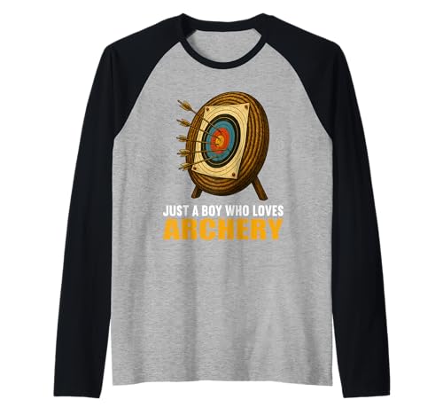 Herren Bogenschießen Hobby lustiges Bogenschießen Raglan von Lustiger Bogenschießen Spruch Shop