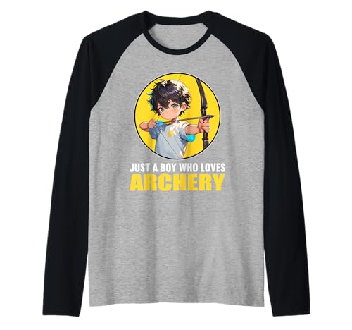 Herren Bogenschießen Hobby lustiges Bogenschießen Raglan von Lustiger Bogenschießen Spruch Shop