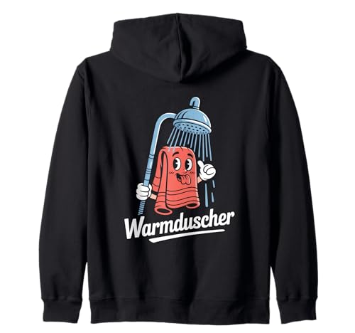 Warmduscher Lustiger Spruch Dusche Handtuch Humor Kapuzenjacke von Lustiger Dusche Spruch Humor Warmduscher