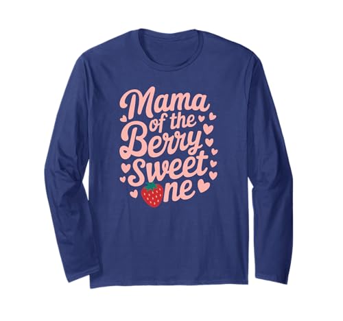 Ich Bin Mama von der beerensüßen Kleinen Langarmshirt von Lustiger Früchte-Wortwitz für Mütter