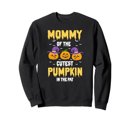 Mama Vom Süßesten Kürbis Im Halloween-Feld Sweatshirt Mama Vom Süßesten Kürbis Im Halloween-Feld Sweatshirt von Lustiger Herbstkürbis Für Mütter