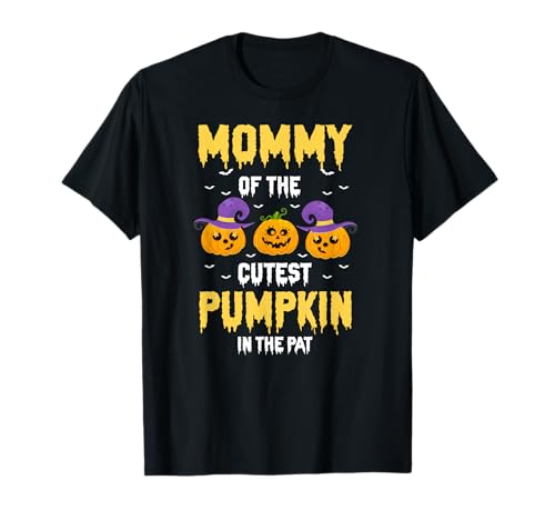 Mama Vom Süßesten Kürbis Im Halloween-Feld T-Shirt Mama Vom Süßesten Kürbis Im Halloween-Feld T-Shirt von Lustiger Herbstkürbis Für Mütter