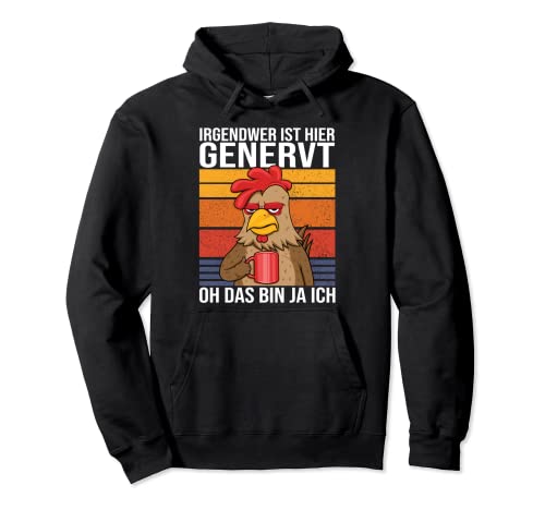 Müdes Genervtes Huhn und Lustige Sprüche Damen Herren Pullover Hoodie Müdes Genervtes Huhn und Lustige Sprüche Damen Herren Pullover Hoodie von Lustiger Hühner Spruch Für Genervte mit Humor