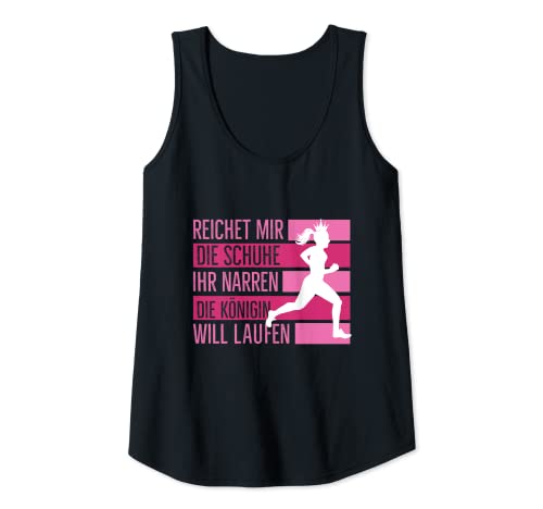 Damen Laufen Joggen Läuferin Lauf Sport Lustiges Spruch Tank Top von Lustiger Jogger Geschenke Für Joggerinnen